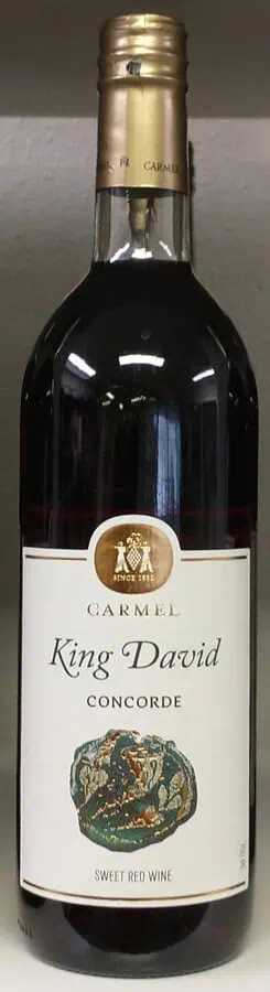 Wijn - King David Concorde rood (Wijn wordt niet per post verstuurd. Alleen afhalen!) - Afbeelding 2